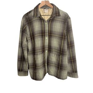 The North Face Valley Twill Plaid Shacket | Misty Sage Utility Jacket Women’s M